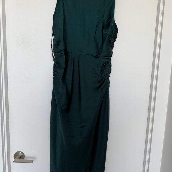 Shona Joy - Size 10 - Emerald Green Midi Dress - NEVER WORN - Picture 3 of 4